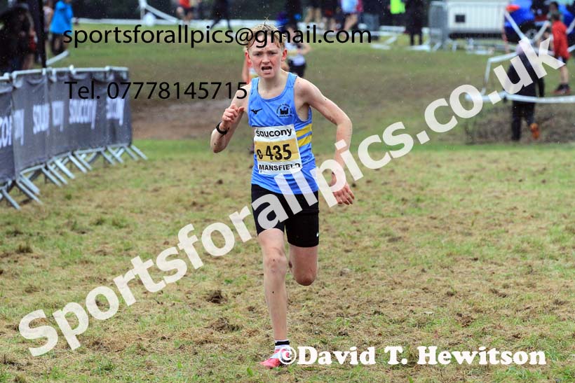 Boys Under-13s 2023 National Cross Country Relays, Berry Hill Park, Mansfield.  Photo: David T. Hewitson/Sports for All Pics
